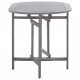 Table de jardin gris 120x70x74 cm bois d'acacia massif 