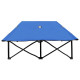 Transat chaise longue bain de soleil lit de jardin d'extérieur pliable 2 places - Couleur au choix Bleu