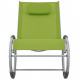 Chaise à bascule d'extérieur Textilène - Couleur au choix Vert