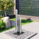 Fontaine de jardin Argenté 48x34x88 cm Acier inoxydable