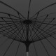 Parasol d'extérieur avec mât en aluminium 270 cm noir helloshop26 02_0008222 