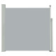 Auvent paravent store brise-vue latéral rétractable de patio jardin terrasse balcon protection visuelle écran 170 x 300 cm gris helloshop26 02_0007314