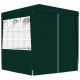 Tente de réception avec parois latérales 2x2 m vert 90 g/m² - Couleur au choix