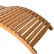 Transat chaise longue bain de soleil lit de jardin terrasse meuble d'extérieur bois d'acacia solide marron helloshop26 02_0012708 