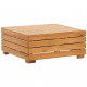 Table sectionnelle 1 pc bois d'acacia solide