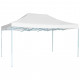 Tente pliable de réception 3 x 4,5 m Blanc