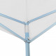 Tente de réception pliable 3x9 m Blanc 