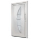 Porte d'entrée blanc 108x208 cm 