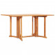 Table pliable de jardin papillon bois teck solide - Dimensions au choix