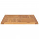 Dessus de table bois de teck solide 70x70x2,5 cm 