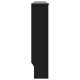 Cache-radiateur noir 172x19x81,5 cm mdf 