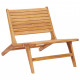 Chaise de jardin bois de teck solide