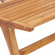 Chaise de jardin bois de teck solide 