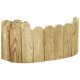Rouleau de bordure 120 cm bois de pin imprégné –Couleur au choix Bois-clair