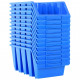 Bacs empilables de stockage 14 pcs bleu plastique 