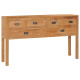 Buffet 125x30x75 cm bois de teck massif