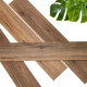 Planches d'aspect de bois chêne naturel marron sellerie 