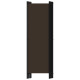 Cloison de séparation 6 panneaux marron 300x180 cm 