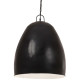 Lampe suspendue industrielle 25 w noir rond 42 cm e27