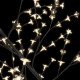 Sapin de Noël 128 LED blanc chaud Cerisier en fleurs 120 cm 