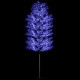 Sapin de Noël 2000 LED bleu Cerisier en fleurs 500 cm 