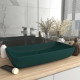 Lavabo de luxe rectangulaire vert foncé mat 71x38 cm céramique