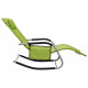 Transat chaise longue bain de soleil lit de jardin terrasse meuble d'extérieur textilène - Couleur au choix 