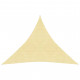 Voile d'ombrage 160 g/m² beige 3x3x3 m pehd