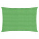 Voile d'ombrage 160 g/m² vert clair 5x7 m pehd