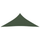 Voile toile d'ombrage parasol triangulaire 160 g/m² pehd 4 x 5 x 5 m - Couleur au choix Vert-foncé