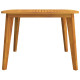 Table de jardin 110x110x75 cm bois d'acacia solide 