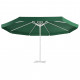 Tissu de remplacement pour parasol d'extérieur vert 500 cm 