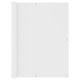 Écran de balcon - 120x600 cm tissu oxford - Couleur au choix Blanc