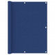 Écran de balcon bleu 120x400 cm tissu oxford