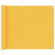 Écran de balcon jaune 75x300 cm tissu oxford