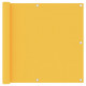 Écran de balcon jaune 90x500 cm tissu oxford