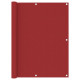 Écran de balcon - 120x600 cm tissu oxford - Couleur au choix Rouge