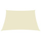 Voile toile d'ombrage parasol tissu oxford rectangulaire 2,5 x 3 m - Couleur au choix Crème