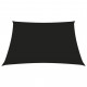 Voile de parasol tissu oxford carré 5x5 m noir 