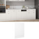 Panneau de lave-vaisselle 45x3x67 cm aggloméré - Couleur au choix 