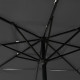 Parasol à 3 niveaux avec mât en aluminium anthracite 2,5x2,5 m 