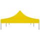Toit de tente de réception 6x3 m jaune 270 g/m² 