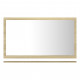Miroir de bain 60x10,5x37 cm aggloméré - Couleur au choix Chêne-blanc