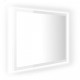 Miroir à LED de salle de bain 60x8,5x37 cm Acrylique - Couleur au choix Blanc brillant