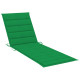 Transat chaise longue bain de soleil lit de jardin terrasse meuble d'extérieur double et coussins vert bois de pin imprégné helloshop26 02_0012761 
