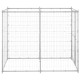 Chenil extérieur cage enclos parc animaux chien extérieur acier galvanisé 110 x 220 x 180 cm  02_0000469 