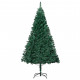 Arbre de noël artificiel avec branches épaisses vert 120 cm pvc 