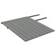 Panneaux de terrasse et accessoires wpc marron/gris 16 m² 2,2 m 