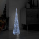  Cône lumineux décoratif pyramide LED Acrylique Blanc froid 90cm
