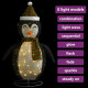 Décoration de Noël pingouin à LED Tissu de luxe 60 cm 